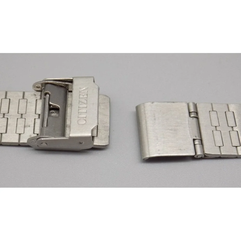 Citizen Wrist Watch Stainless Band Steel 20mm 6.5 Inches Long
